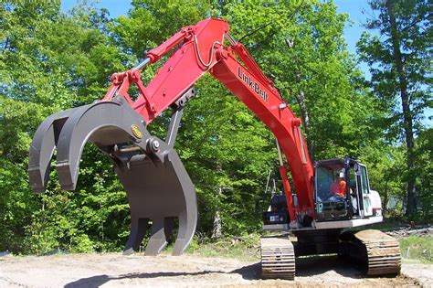 mini excavator mechanical grapple